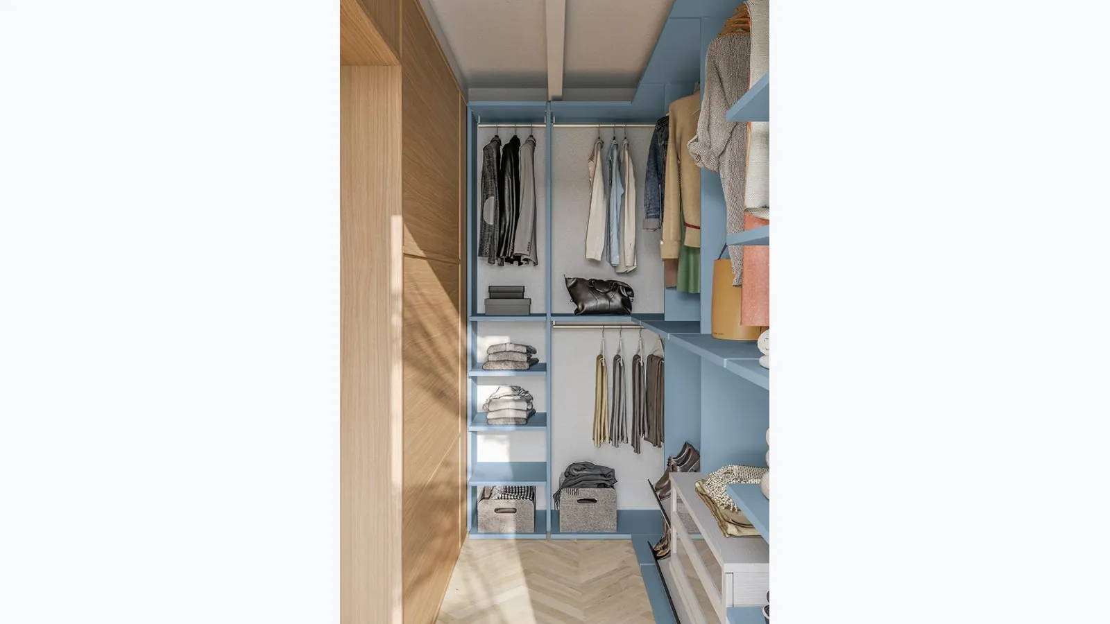 Golf N03 Walk-in Closet by Colombini Casa.