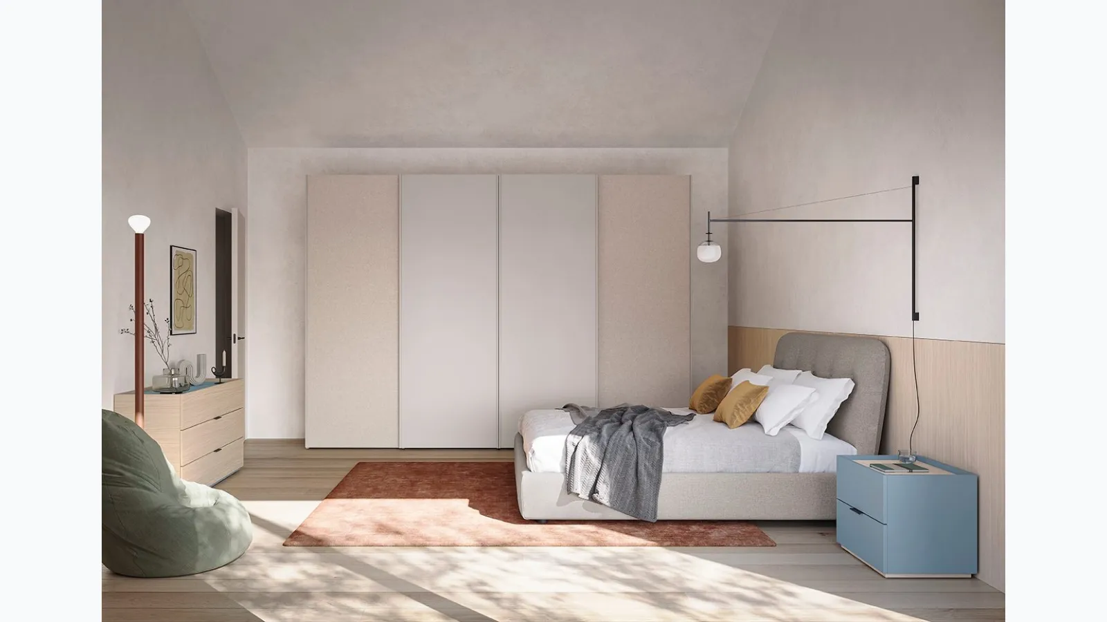 Golf N04 wardrobe by Colombini Casa
