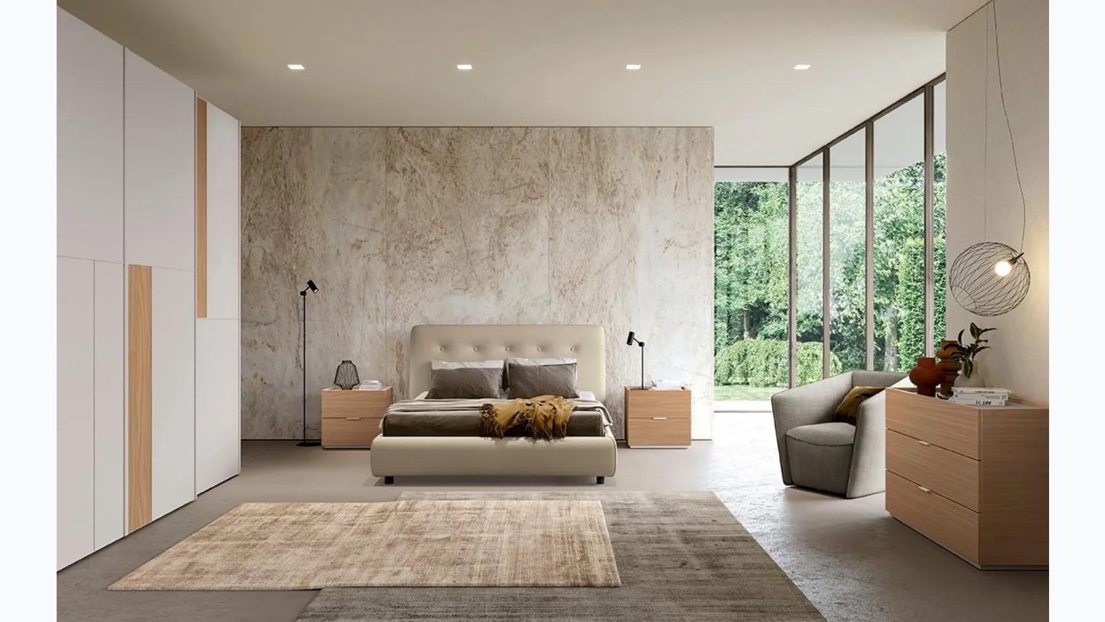Colombini Casa's Golf N14 wardrobe.