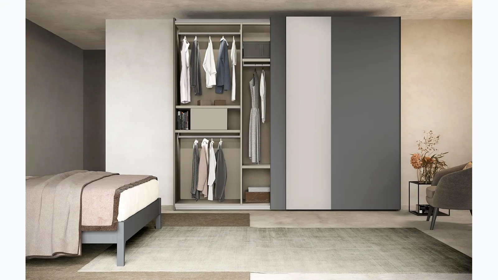 Wardrobe Golf N17 by Colombini Casa.