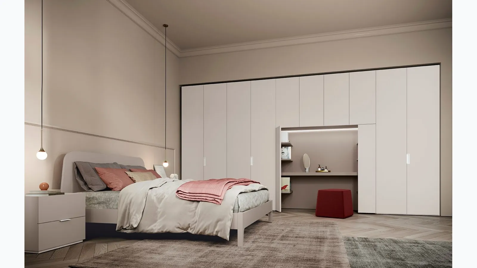 Golf N25 wardrobe by Colombini Casa