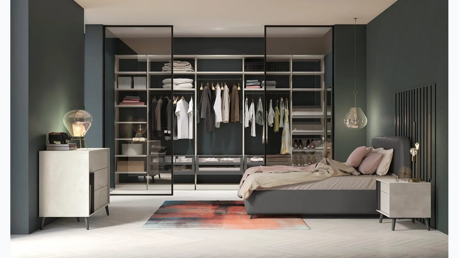 Walk-in closet Golf N33 by Colombini Casa