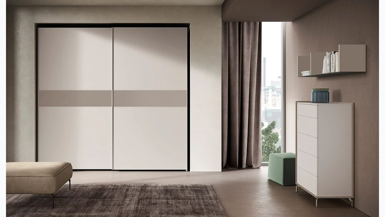 Golf N34 wardrobe by Colombini Casa