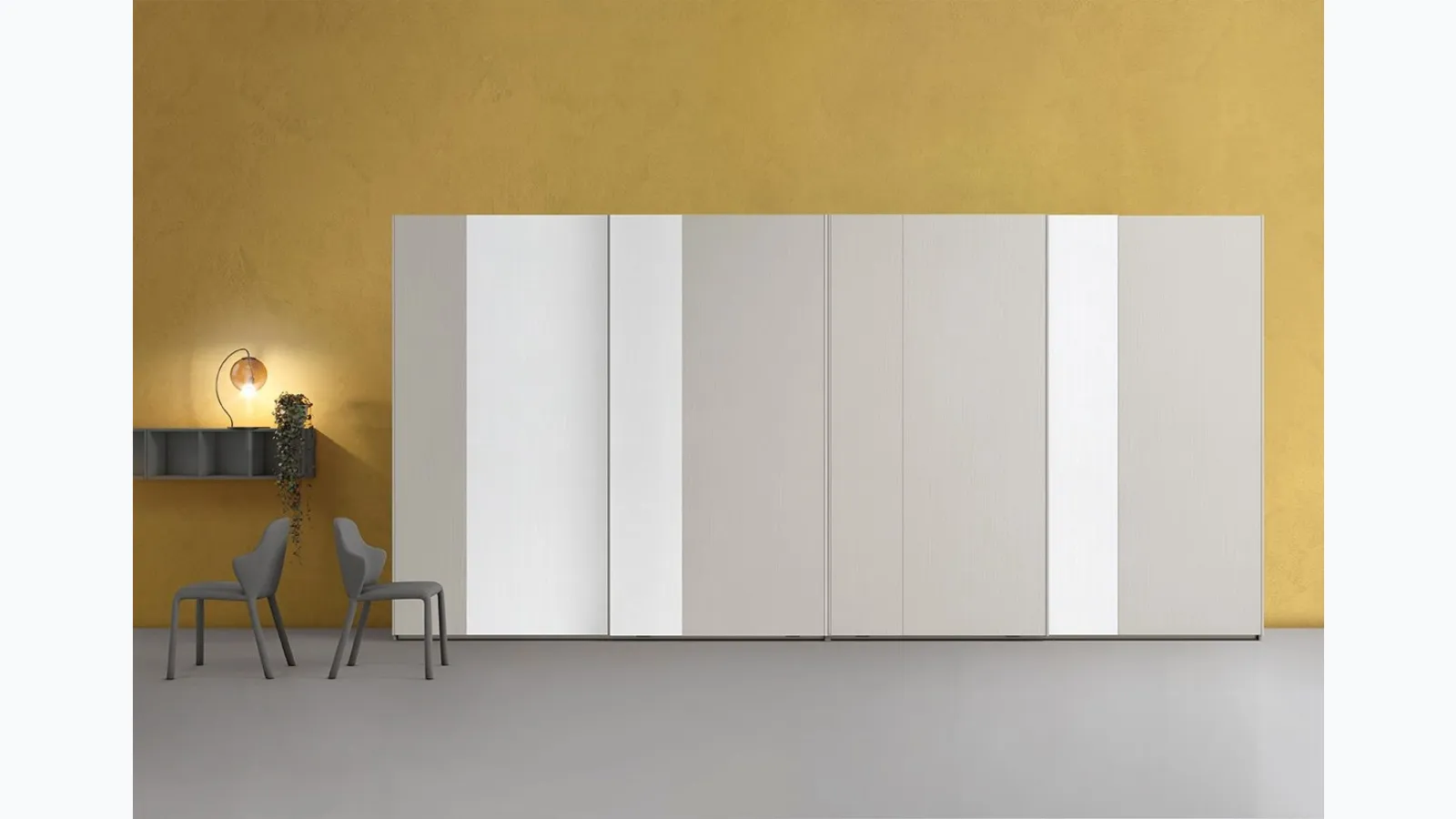 Wardrobe with sliding doors Golf Utility 39 by Colombini Casa.