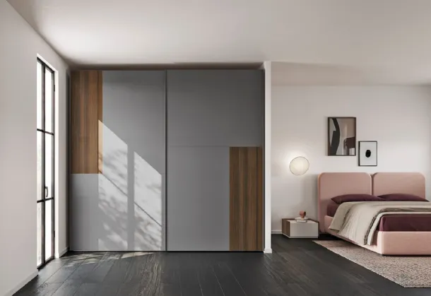 Wardrobe with 2 sliding doors Golf W14 by Colombini Casa.