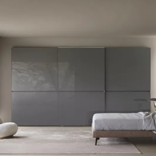 Horizontal Glass Wardrobe by Sangiacomo