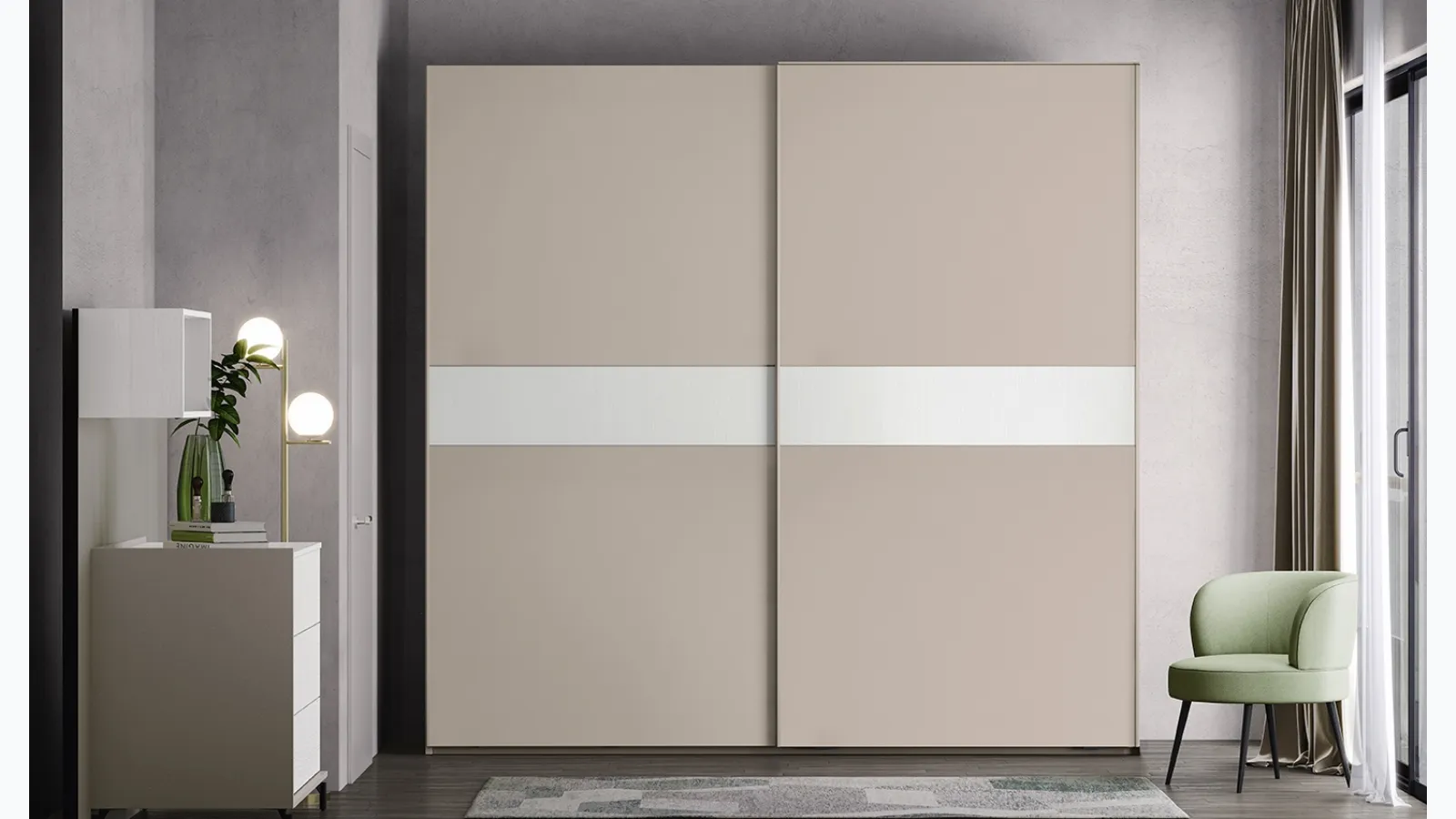 Insert A02 wardrobe by Colombini Casa