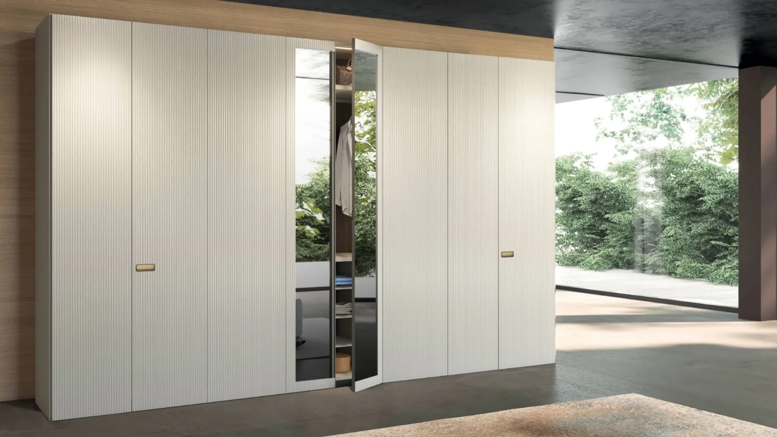 Kabin wardrobe by Presotto.