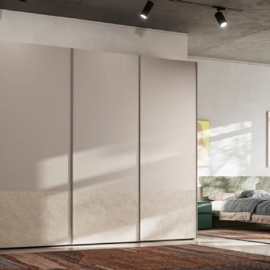 Wardrobe with sliding door Level DN 42 by Orme.