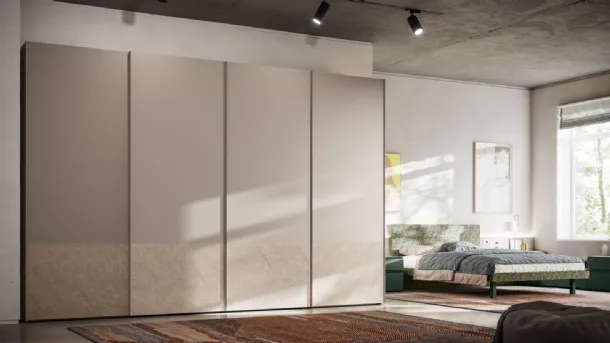 Wardrobe with sliding door Level DN 42 by Orme.