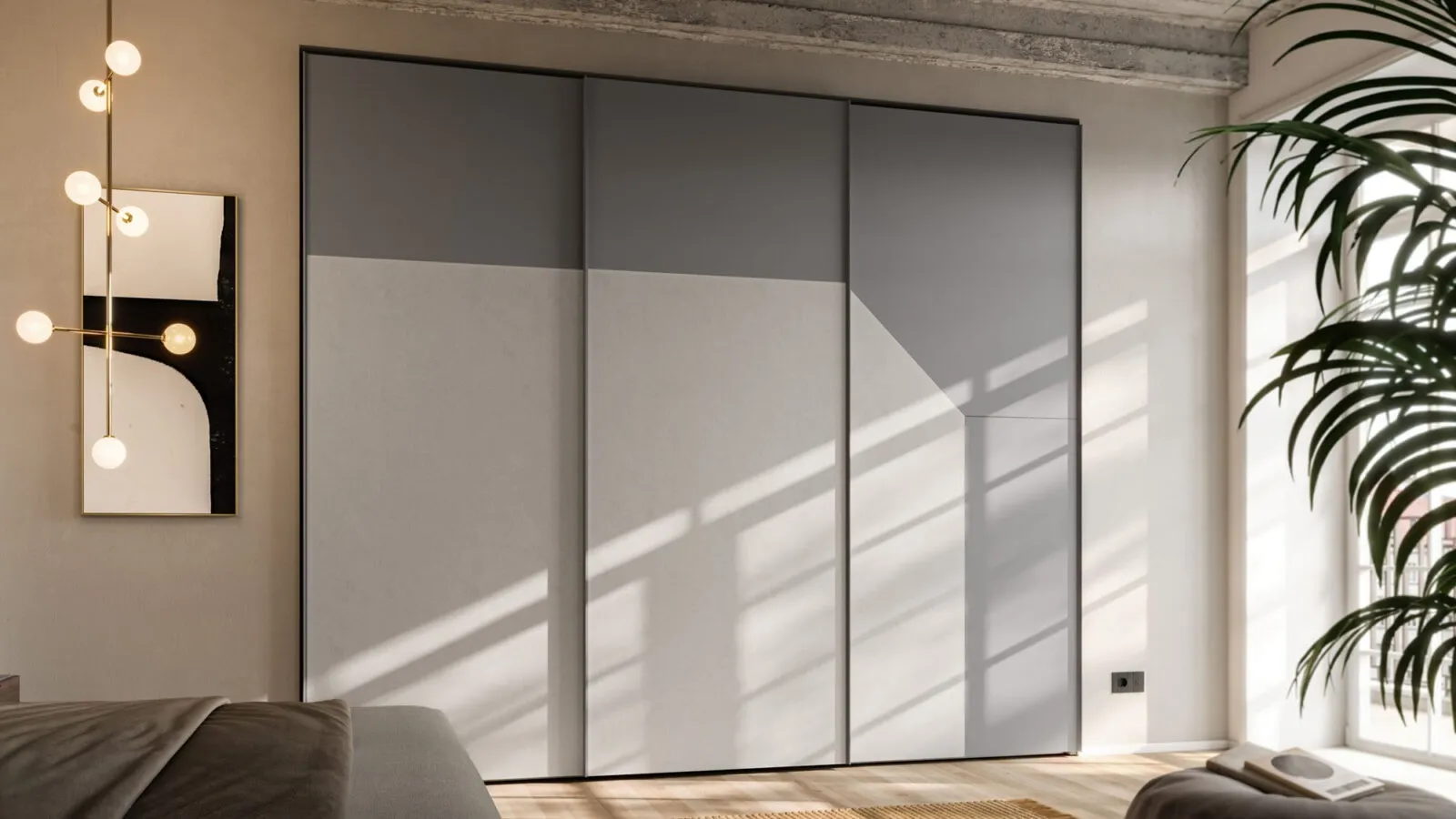 Custom made wardrobe with sliding door Level UP + Climb UP 45 by Orme