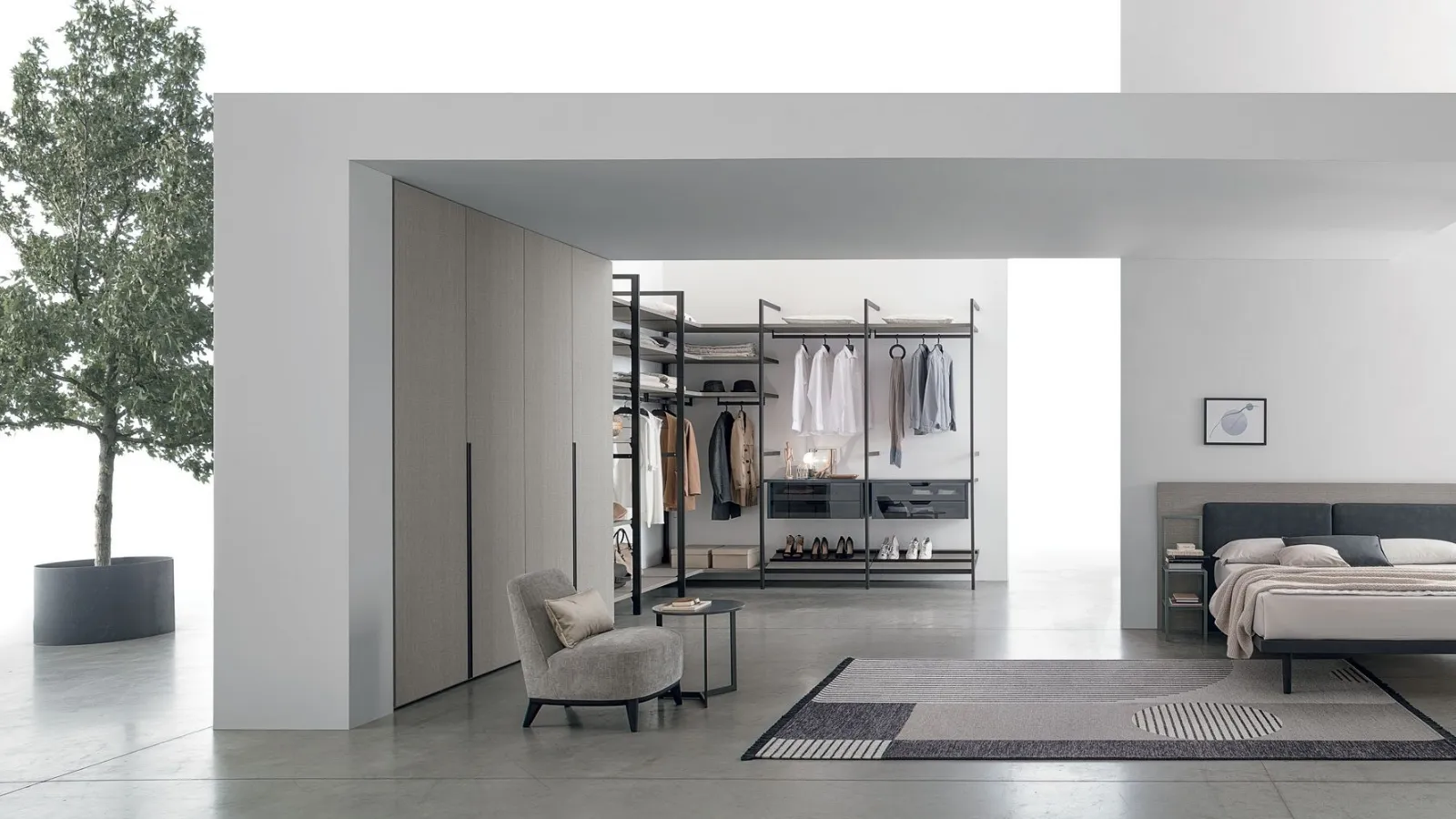 Tomasella's Liberty Walk-in Wardrobe