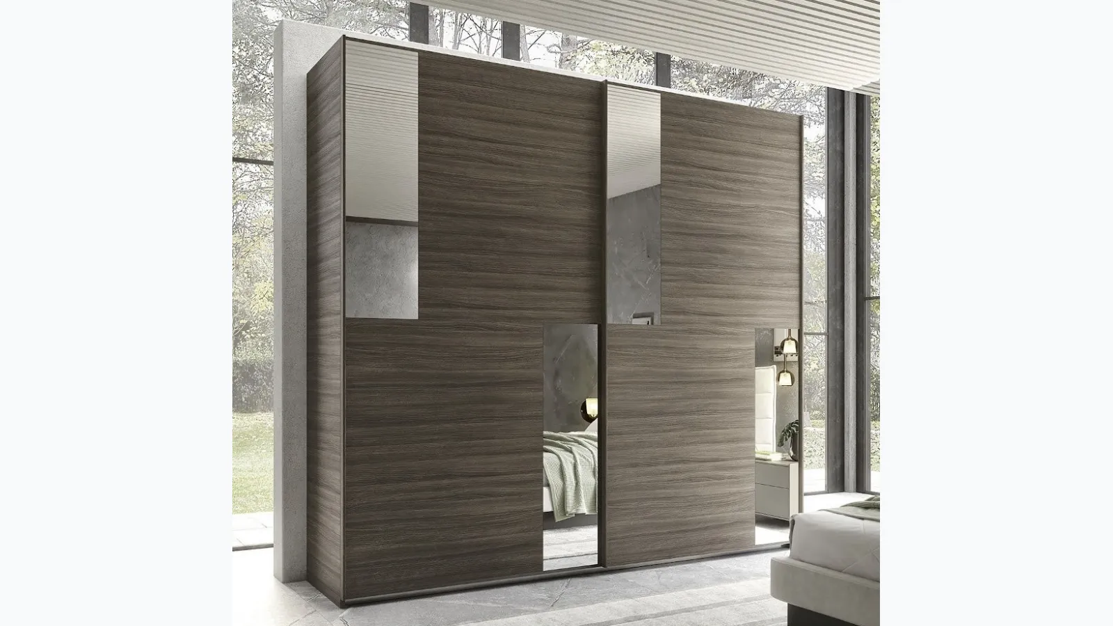 Wardrobe with sliding doors Line 4 Maxi from S75