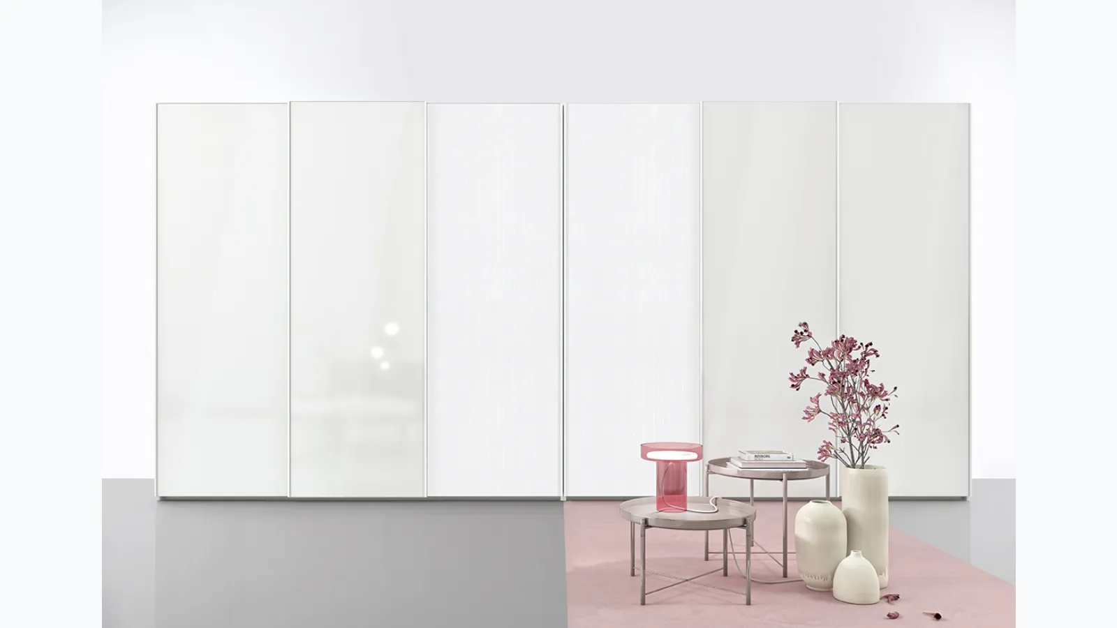 Linear wardrobe U36 by Colombini Casa