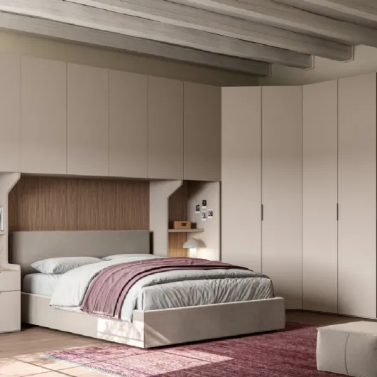 Corner wardrobe with swing door Smoothing + Crea 1200 and Crea 138 38 by Orme.