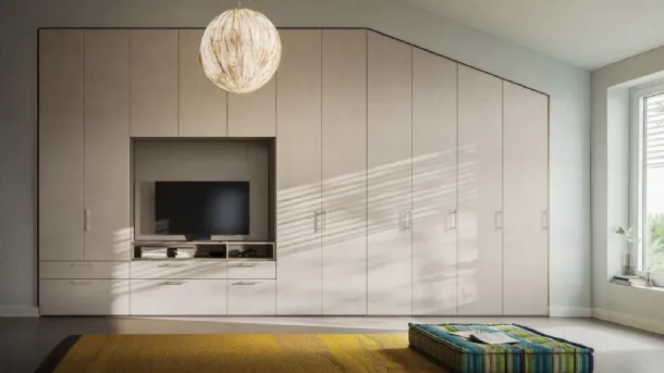 Custom wardrobe for attics Smooth + M 15 39 by Orme