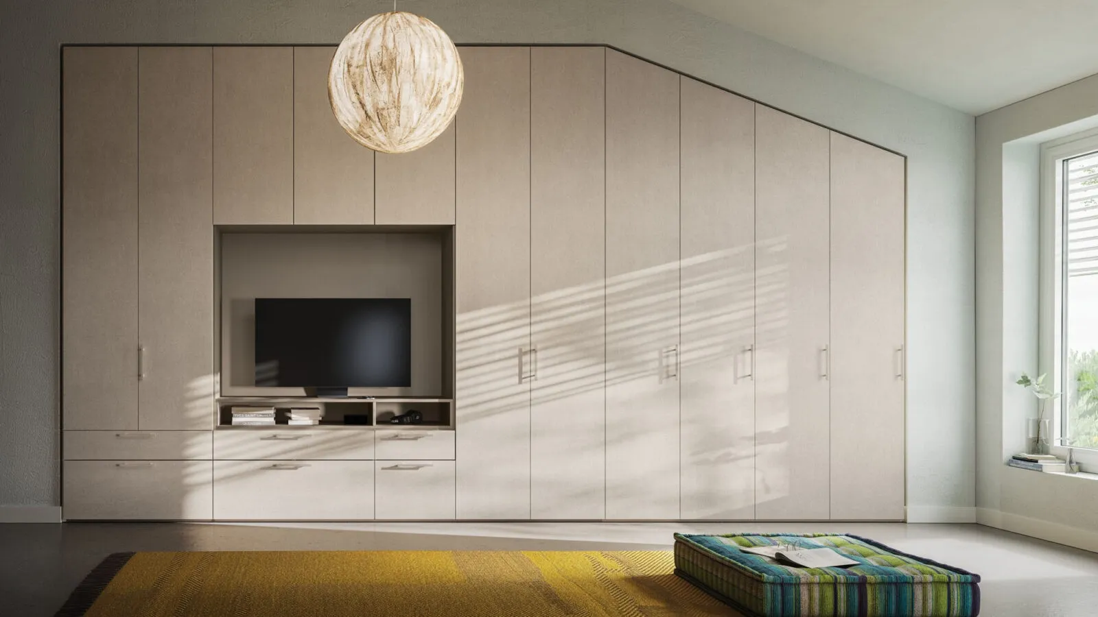 Custom wardrobe for attics Smooth + M 15 39 by Orme