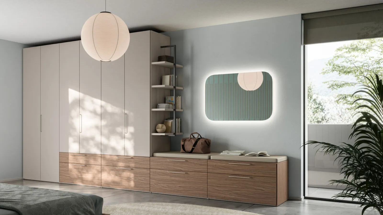 Wardrobe with swing door Smooth M 32 36 by Orme