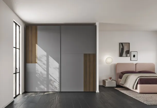 Mosaic wardrobe W14 by Colombini Casa.