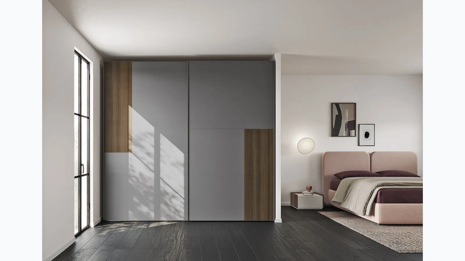 Mosaic wardrobe W14 by Colombini Casa.