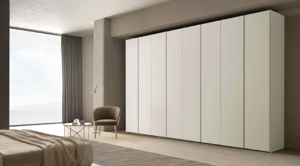 Newone hinged door wardrobe by Presotto