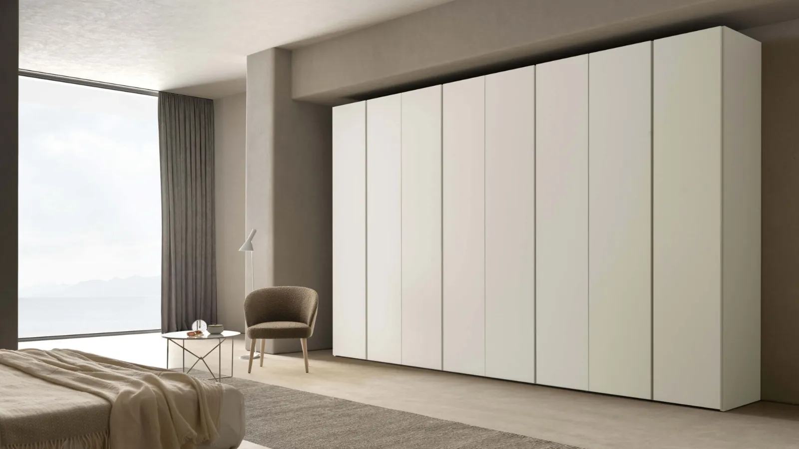 Newone hinged door wardrobe by Presotto