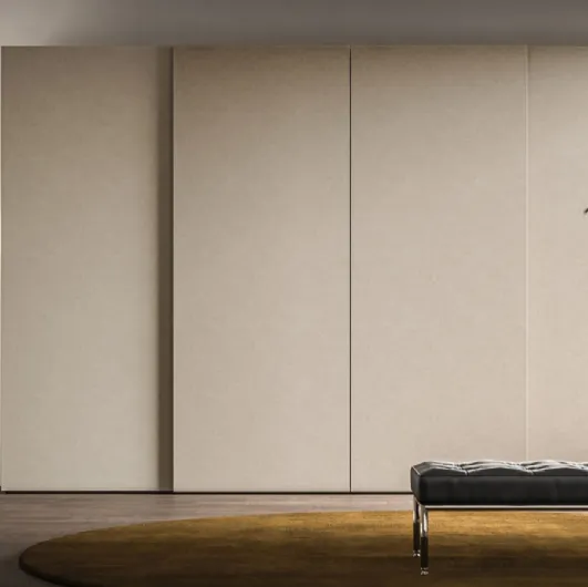 Night 28 sliding door wardrobe in Avana melamine dekor by Orme.