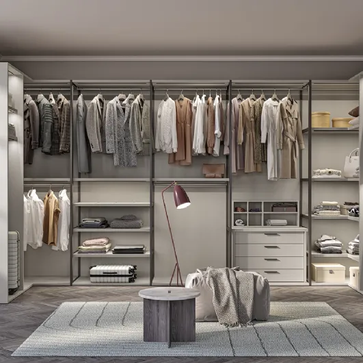 Night&Day W21 walk-in closet by Colombini Casa.