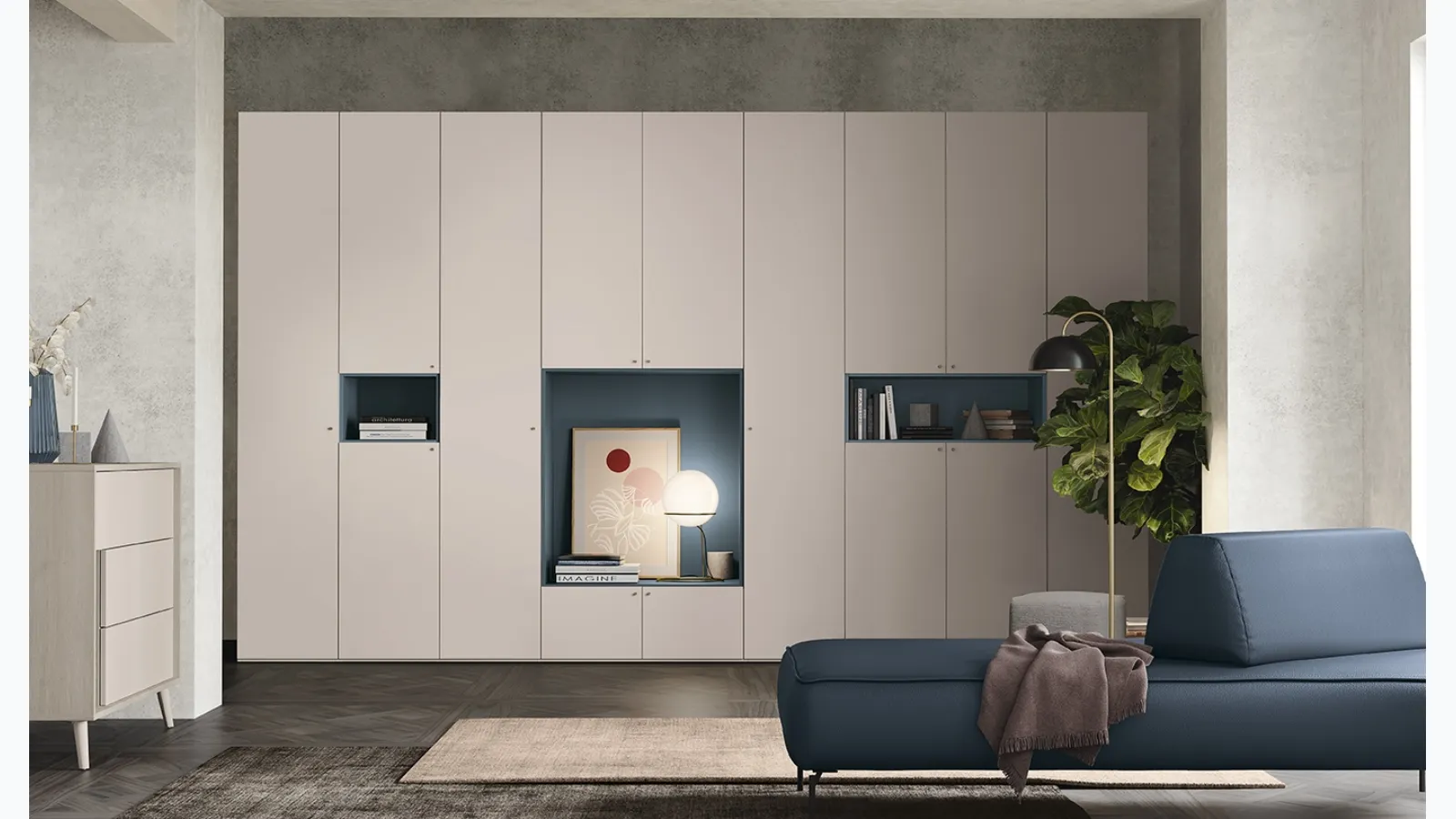 One N27 wardrobe by Colombini Casa
