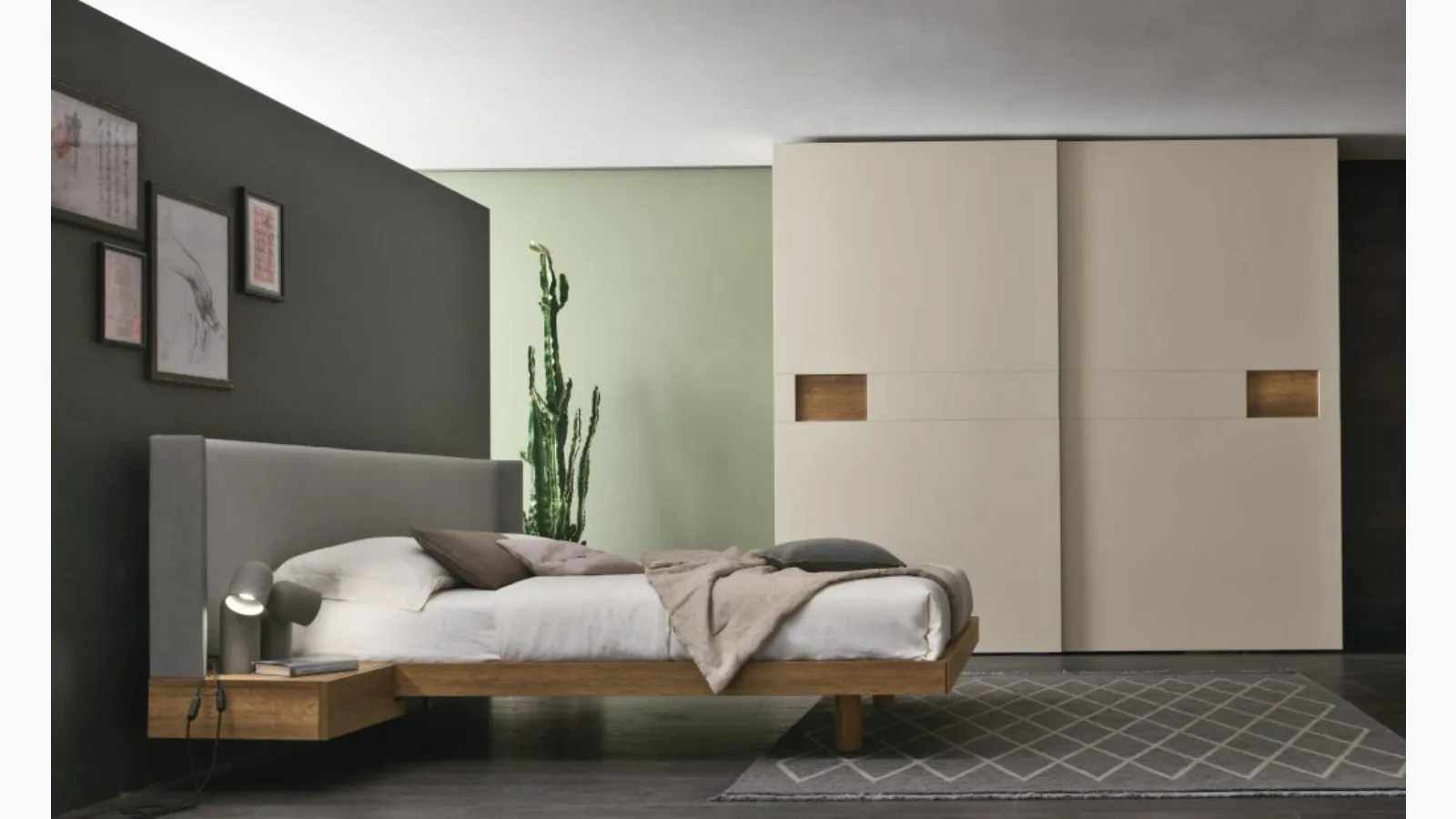 Pitti sliding door wardrobe by Tomasella