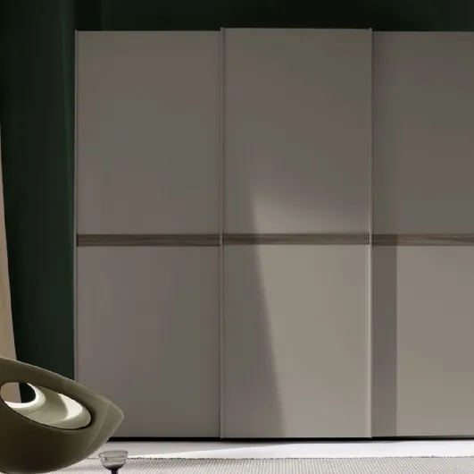 Wardrobe with sliding doors Plan 90 Street 1 Grey by S75.