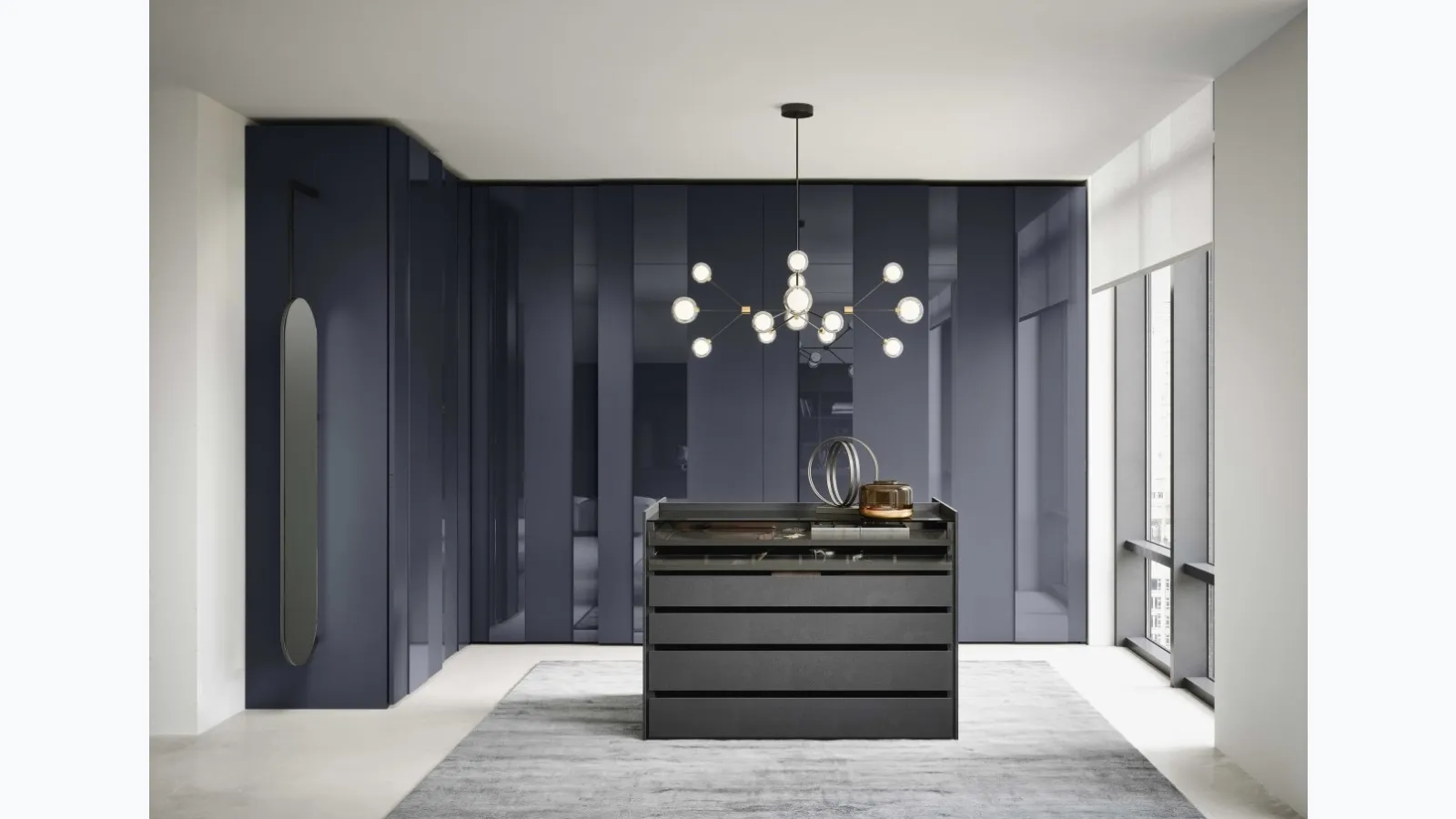 Novamobili Sliding Plissé Wardrobe