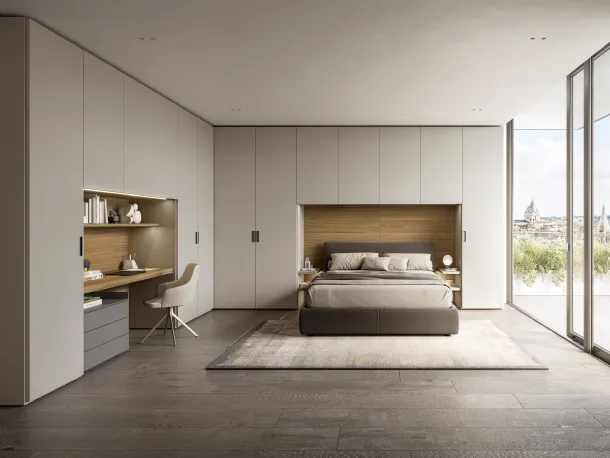 Wardrobe with swing doors by Sangiacomo Bridge.