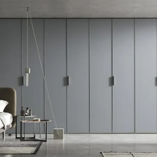 Satin glass wardrobe Tomasella profile