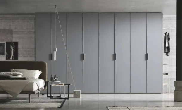 Satin glass wardrobe Tomasella profile