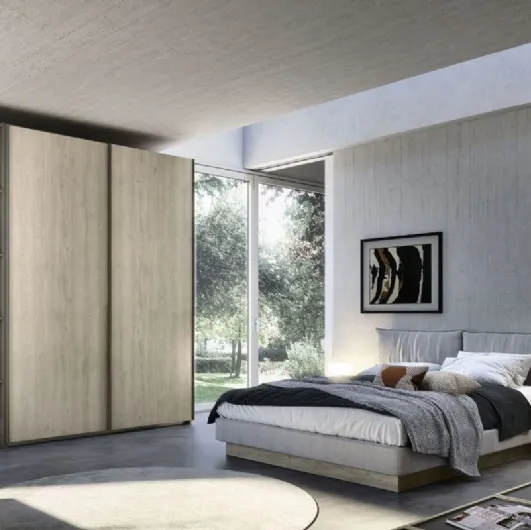 Wardrobe with swinging doors Quadro Steel Plan 90 by S75