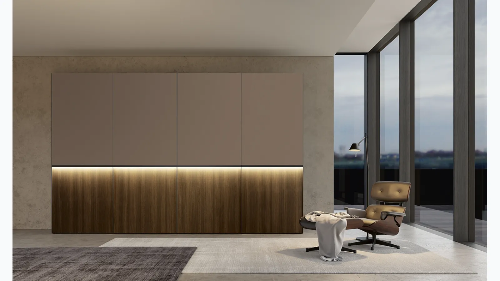 Rail U114 Wardrobe by Colombini Casa