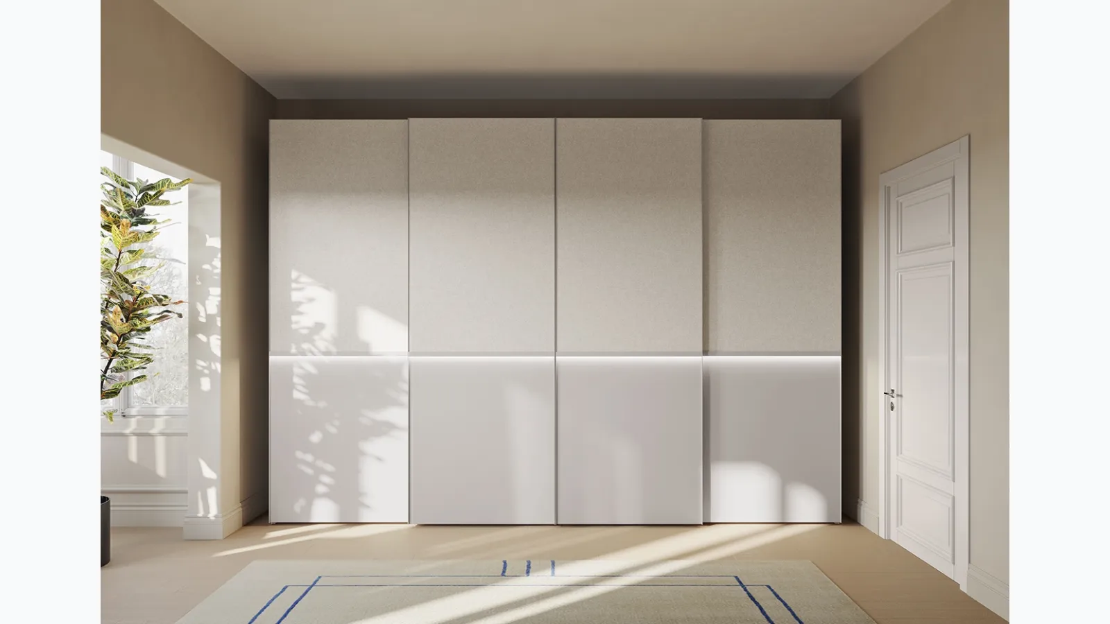 Rail W19 wardrobe by Colombini Casa