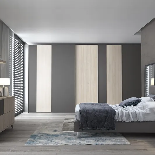 Wardrobe Sector and Linear A06 by Colombini Casa.