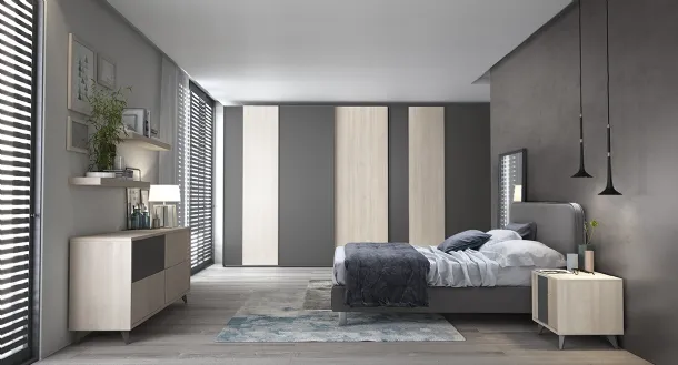 Wardrobe Sector and Linear A06 by Colombini Casa.