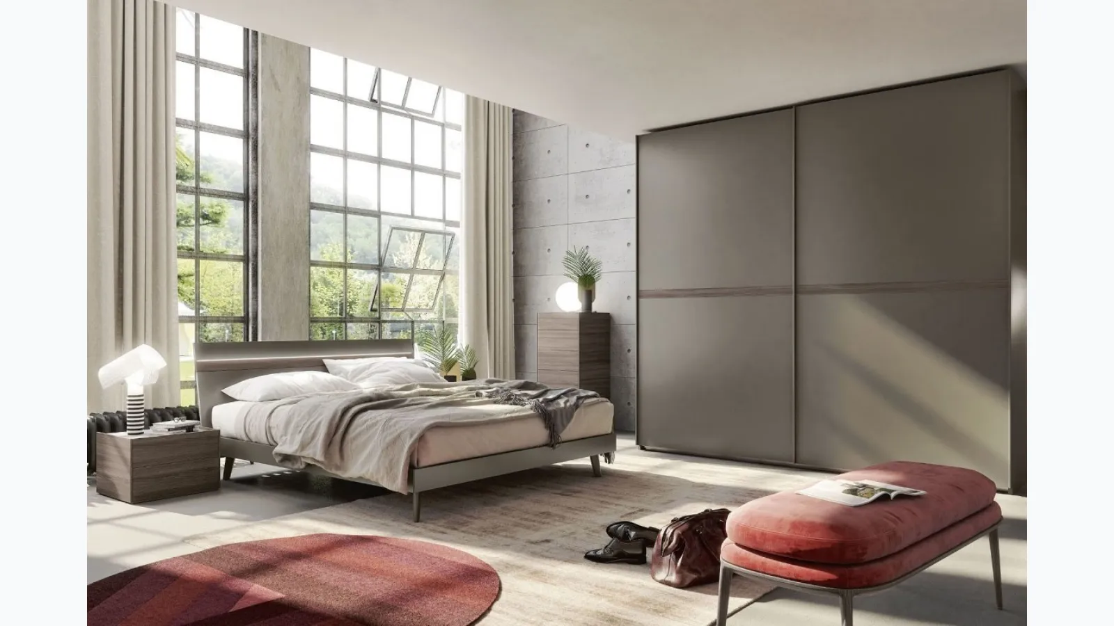 Wardrobe with Street 1 Maxi sliding doors by S75.
