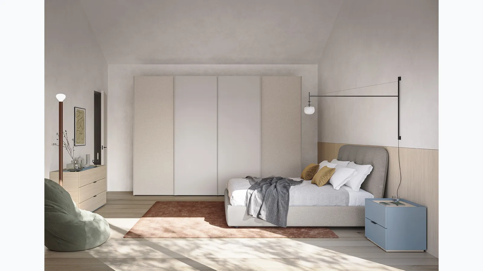 Wardrobe Style N04 Sliding by Colombini Casa