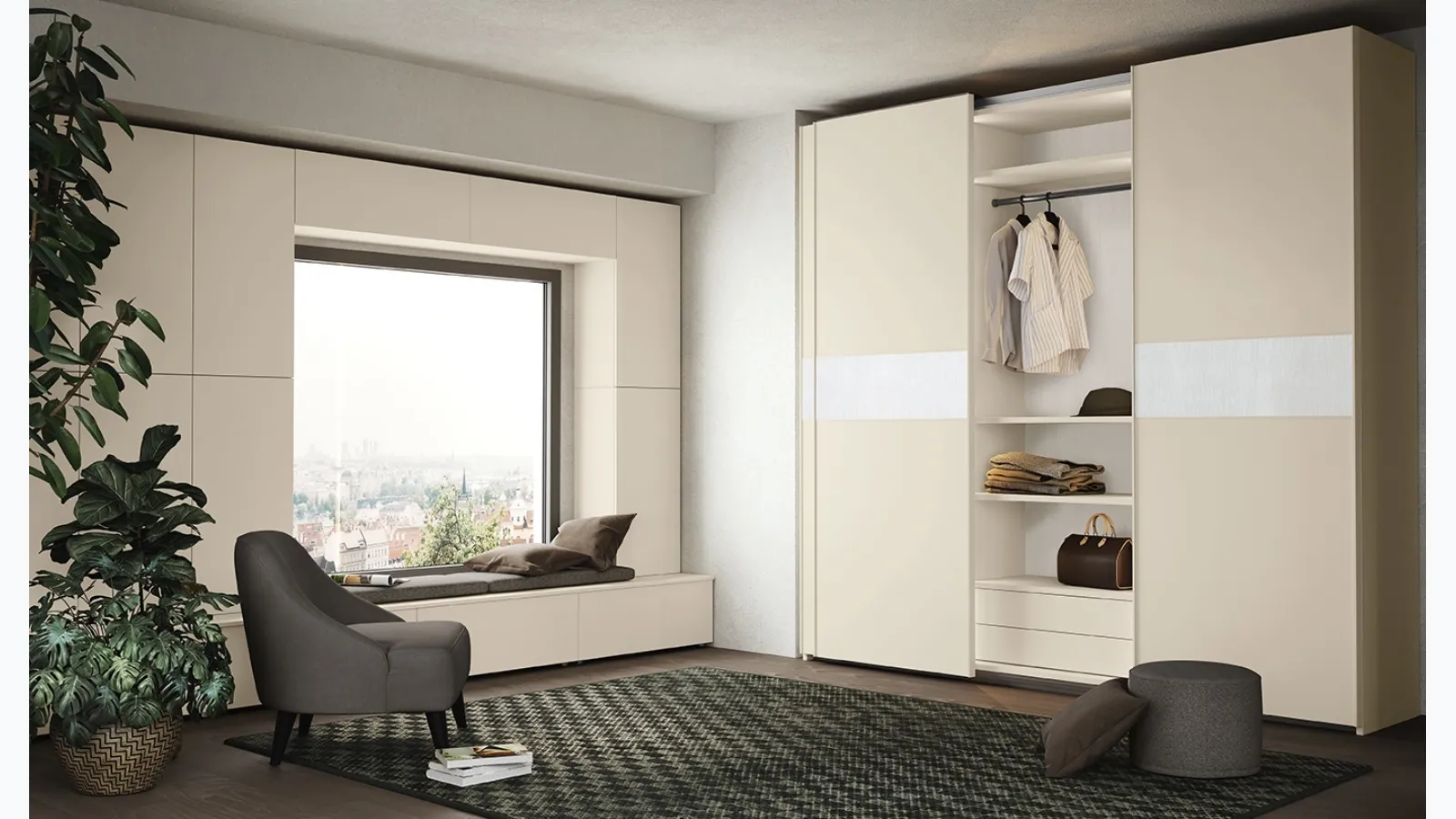 Style N05 Sliding Wardrobe by Colombini Casa