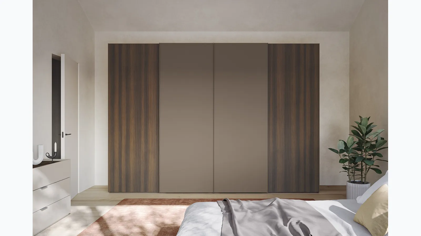Wardrobe Style W13 Sliding by Colombini Casa.