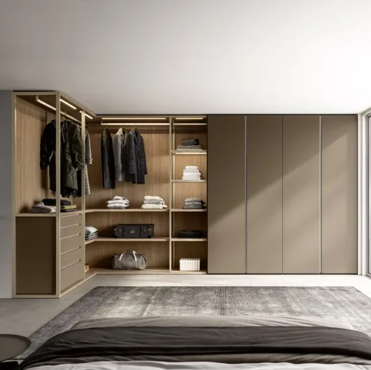 Tape corner wardrobe by Sangiacomo