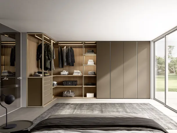 Tape corner wardrobe by Sangiacomo