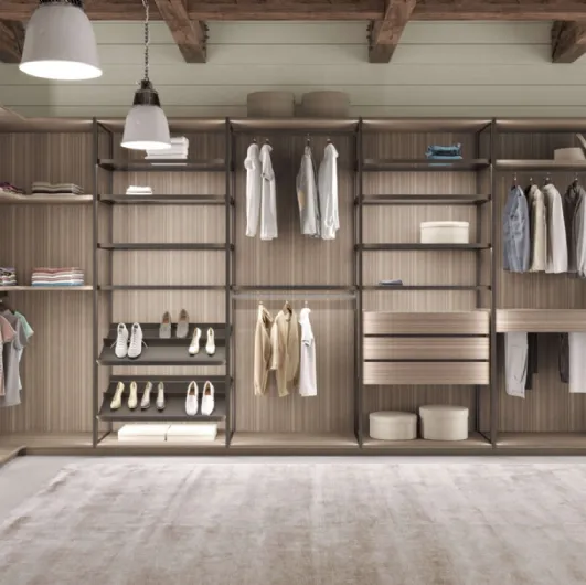 Presotto's Technopolis Free Metal Wood Walk-in Closet