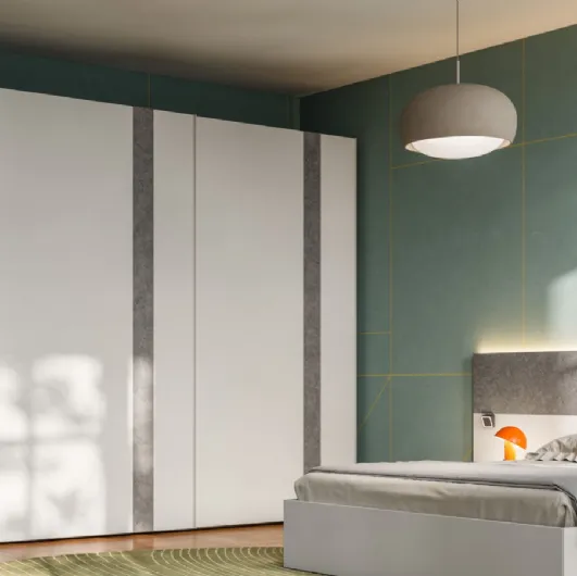 Wardrobe with sliding door Terna 47 by Orme