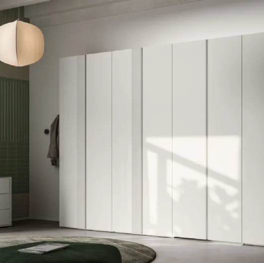 Wardrobe with hinged doors Terna + Tratto 34 by Orme