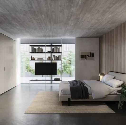 Trail wardrobe with latticed door by Sangiacomo